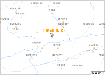 map of Tavşancık