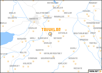 map of Tavuklar