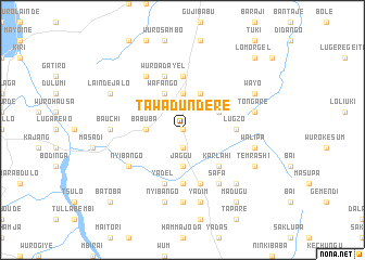 map of Tawa Dundere