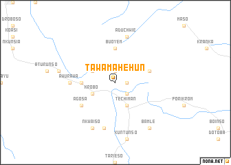 map of Tawamahehun