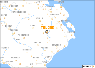 map of Tawang