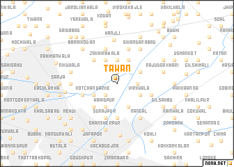map of Tāwān