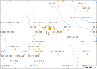 map of Tawbin