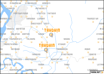 map of Tawdwin