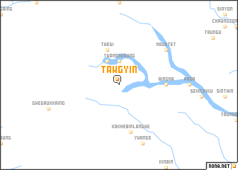 map of Tawgyin