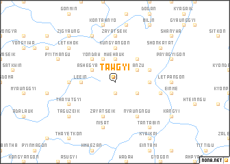 map of Tawgyi