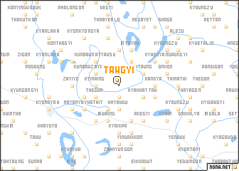 map of Tawgyi