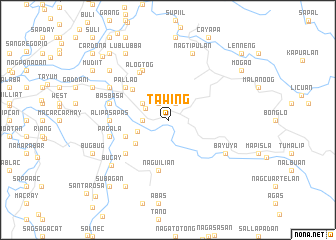 map of Tawing