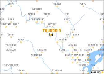 map of Tawmakin