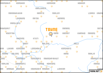 map of Tawne
