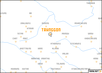 map of Tawnggon