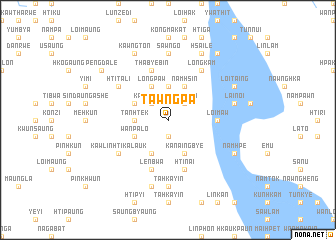 map of Tawngpa