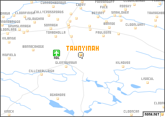 map of Tawnyinah