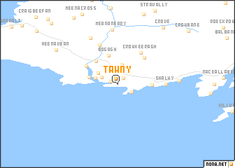 map of Tawny