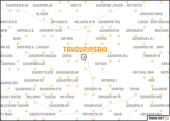 map of Tawourinsaki