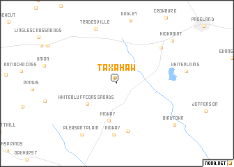 map of Taxahaw