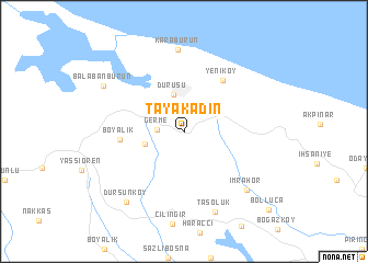 map of Tayakadın