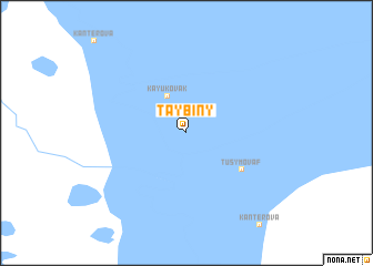 map of Taybiny