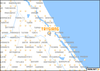 map of Tây Giang