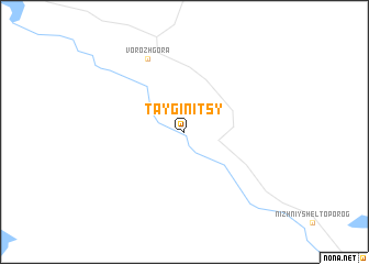 map of Tayginitsy