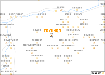 map of Taykhān