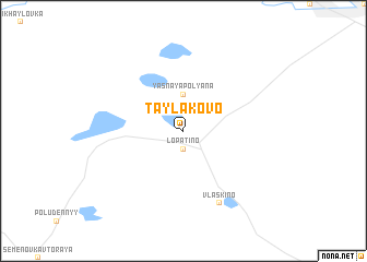 map of Taylakovo