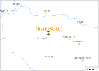 map of Taylorsville