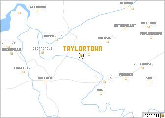 map of Taylortown