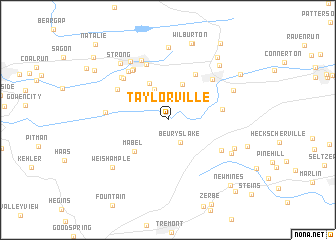 map of Taylorville