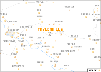 map of Taylorville