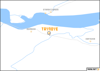 map of Taynoye