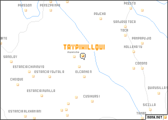 map of Taypi Willqui