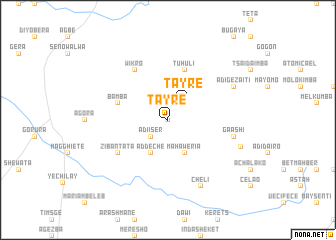 map of Tayre