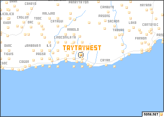 map of Taytay West