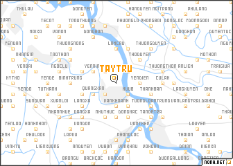 map of Tây Trữ