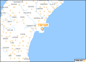 map of Tayum