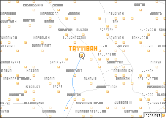 map of Ţayyibah