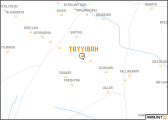 map of Ţayyibah