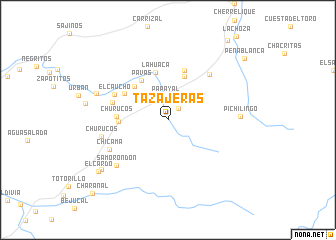 map of Tazajeras