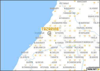 map of Tazarine