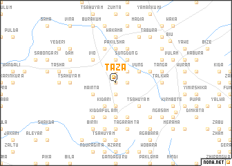 map of Taza