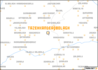 map of Tāzeh Kand-e Āqbolāgh