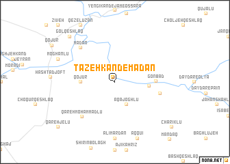 map of Tāzeh Kand-e Ma‘dan