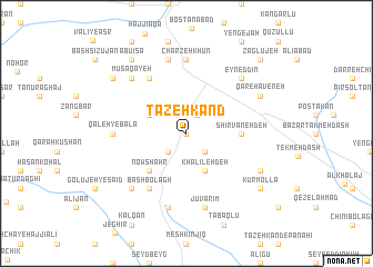 map of Tāzeh Kand