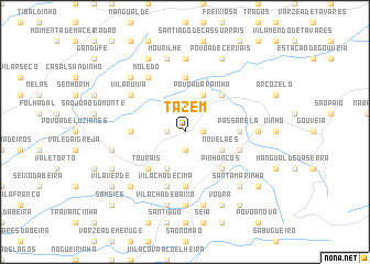 map of Tazem