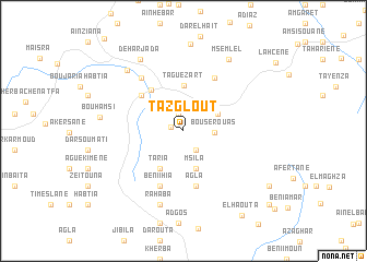map of Tazglout
