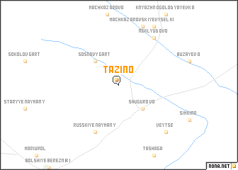 map of Tazino