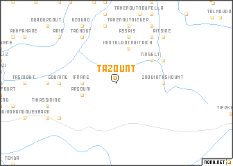 map of Tazount