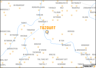 map of Tazount