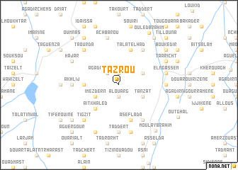 map of Tazrou